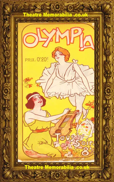 France Paris Olympia Theatre – Les Favorites Variety – 1898