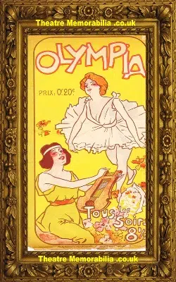 France Paris Olympia Theatre – Les Favorites Variety – 1898