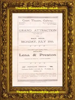 Galway Court Theatre – Face At The Window – Ireland early 1900s