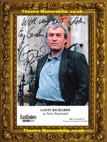 Gavin Richards Autograph Signed Picture – Eastenders