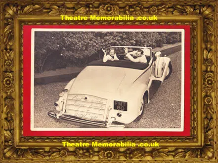 George Formby + Beryl + Queen Mary Signed Picture 1939