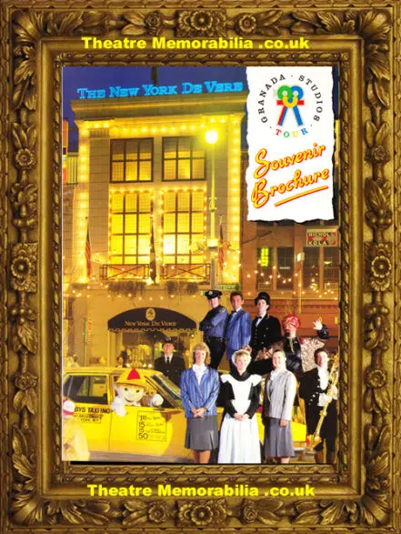Granada TV Studios Tour Souvenir Brochure and Ticket 1990s