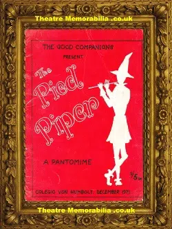 Great Britain – Good Companions Theatre Company Pied Piper 1971