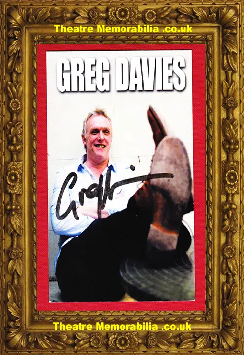 Greg Davies Autograph Signed Picture - Actor Holby City