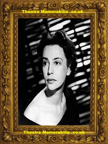Gwen Watford – Signed Autograph Card – Miss Marple