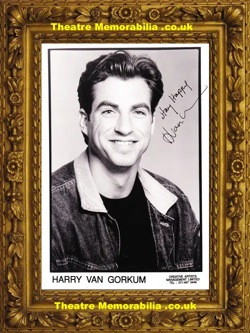 Harry Van Gorkum - A Large Autographed Signed Photograph 1990s