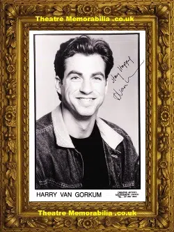 Harry Van Gorkum – A  Large Autographed Signed Photograph 1990s