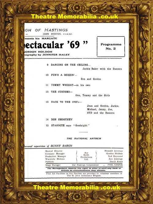 Hastings White Rock Pavilion - Margate Starnite 69 - 1969