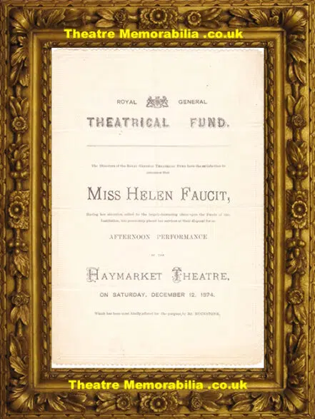 Haymarket Theatre – Much Ado About Nothing – 1874