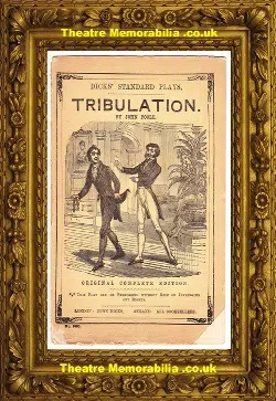 Haymarket Theatre Royal – Tribulation – 1826