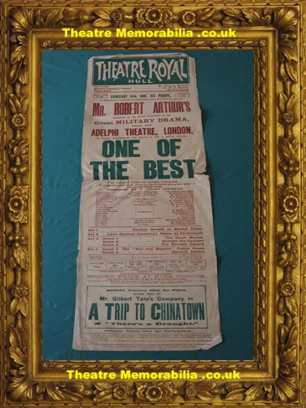 Hull Theatre Royal – One Of The Best – 1897 Theatre Show Poster