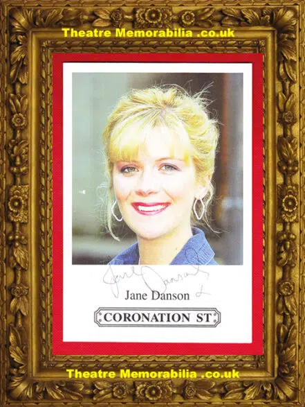 Jane Danson Autograph Signed Picture – Coronation Street