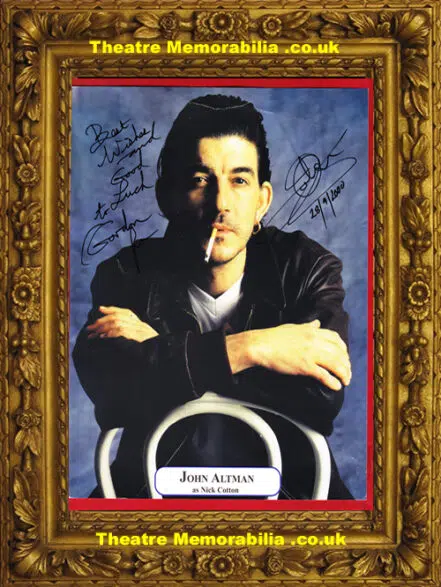 John Altman Autograph Signed Picture Nasty Nick – Eastenders