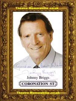 Johnny Briggs Autograph Signed Picture – Coronation Street