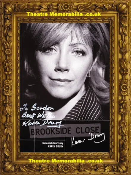 Karen Drury Autograph Signed Picture – Brookside