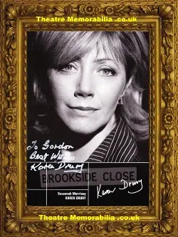 Karen Drury Autograph Signed Picture – Brookside