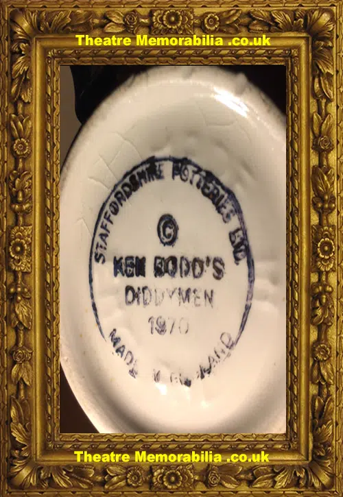 Ken Dodd Original Diddymen Staffordshire Pottery Cup 1970