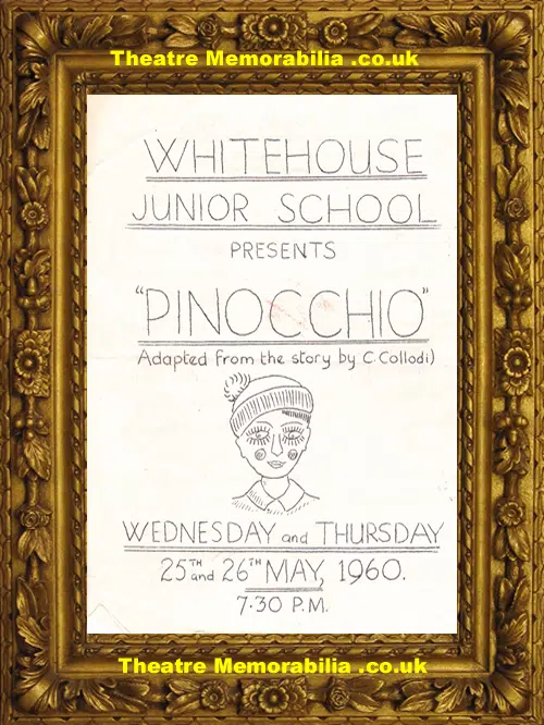 Keynsham Somerset Whitehouse Junior School - Pinocchio - 1960
