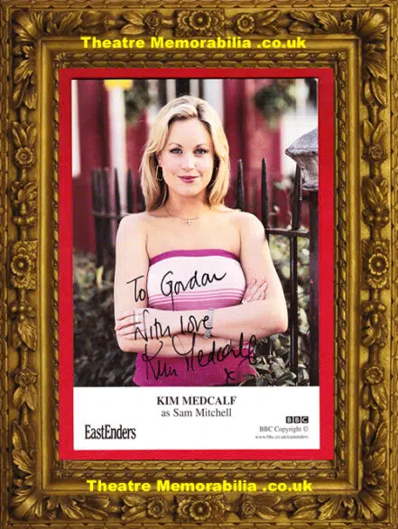 Kim Medcalf Autograph Signed Picture – Mitchell Eastenders
