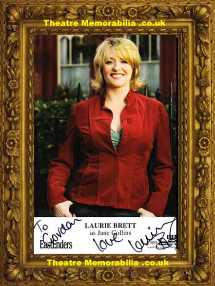Laurie Brett Autograph Signed Picture – Eastenders