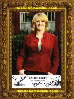 Laurie Brett Autograph Signed Picture – Eastenders