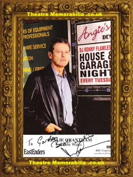 Leslie Grantham Autograph Signed Picture – Dirty Den Eastenders