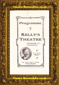 Liverpool Kellys Theatre – The Merchant Of Venice – 1911