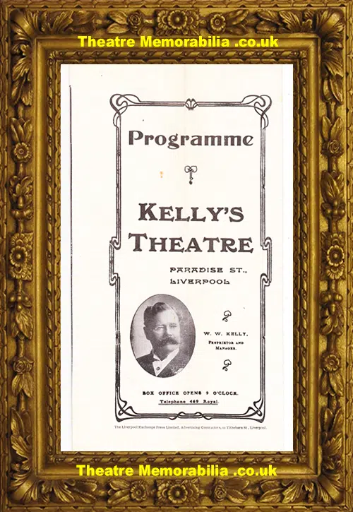 Liverpool Kellys Theatre - The Sleigh Bells - David Garrick 1911