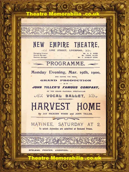 Liverpool New Empire Theatre – Harvest Home – 1900