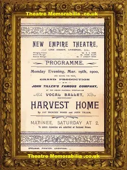 Liverpool New Empire Theatre – Harvest Home – 1900