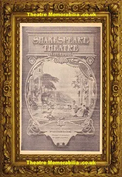 Liverpool Shakespeare Theatre – Carmen + Faust Opera – 1910
