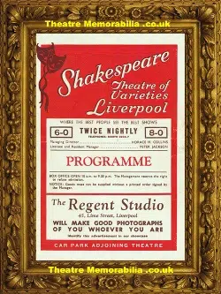 Liverpool Shakespeare Theatre - Variety Show - 1943