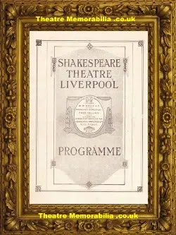 Liverpool Shakespeare Theatre – Variety Show – 1929