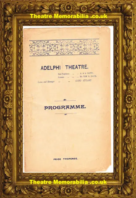 London Adelphi Theatre – A Midsummer Night’s Dream – 1890
