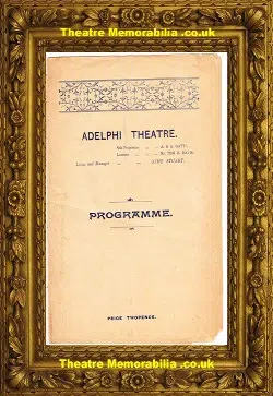 London Adelphi Theatre – A Midsummer Night’s Dream – 1890