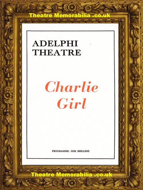 London Adelphi Theatre - Charlie Girl - 1965 -Gerry Marsden
