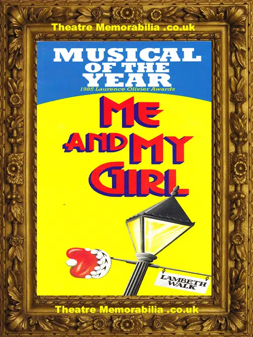 London Adelphi Theatre - Me And My Girl - 1985 - Flyer Leaflet