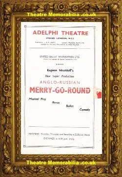 London Adelphi Theatre – Merry Go Round – 1944