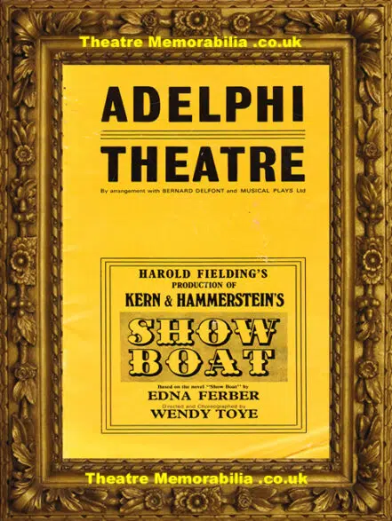 London Adelphi Theatre – Show Boat – 1971 – Cleo Laine