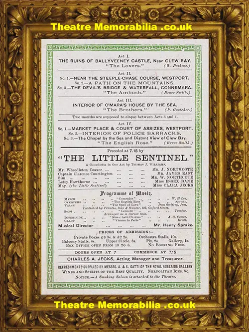 London Adelphi Theatre - The English Rose - 1891