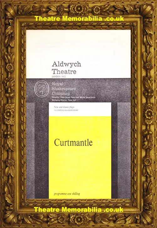 London Aldwych Theatre - Curtmantle - 1962