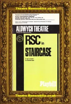 London Aldwych Theatre – Staircase – 1967 – Patrick Magee