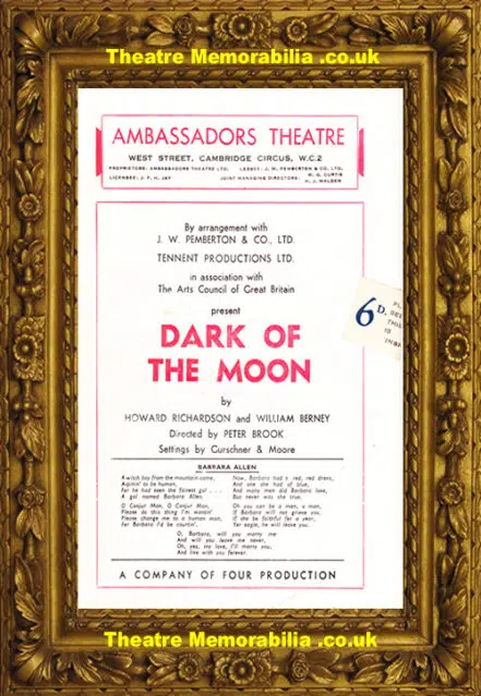 London Ambassadors Theatre – Dark Of The Moon – 1948