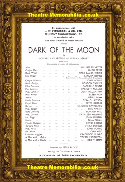 London Ambassadors Theatre - Dark Of The Moon - 1948