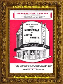 London Ambassadors Theatre – Mousetrap – 1967
