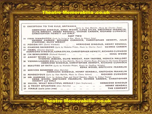 London Ambassadors Theatre - Sweeter and Lower - 1945