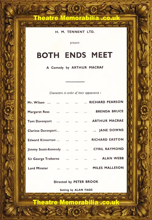 London Apollo Theatre - Both Ends Meet - 1954