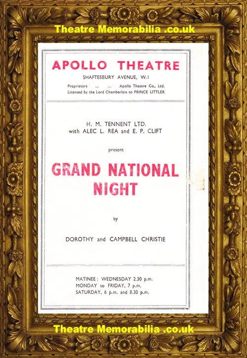 London Apollo Theatre - Grand National Night - 1946