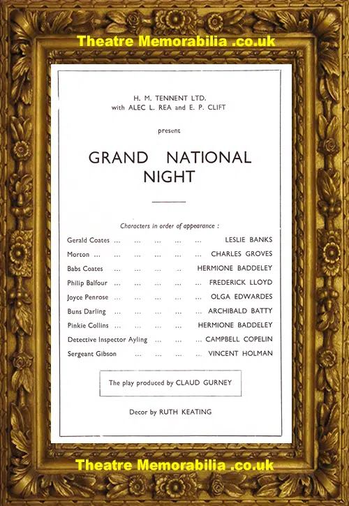 London Apollo Theatre - Grand National Night - 1946