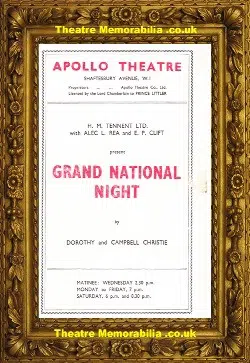 London Apollo Theatre - Grand National Night - 1946